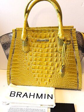 Brahmin Priscilla Satchel Sunflower Astaire